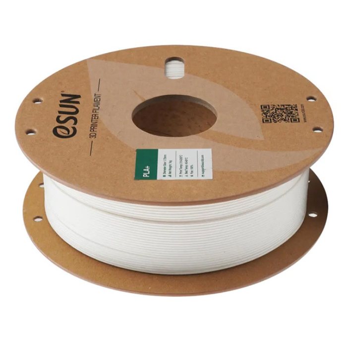 eSun PLA+ 1kg 3D Printing Filament 1.75mm Milky White Color