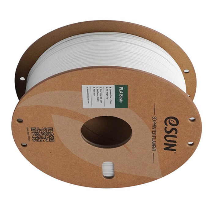 eSun PLA-Basic 1.75mm 3D Printing Filament 1kg White Color