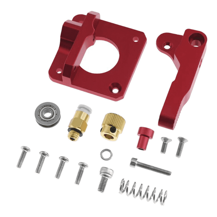 Extruder Kit Right Side Upgraded Red MK8 All Metal Bowden for 1.75mm Filament
