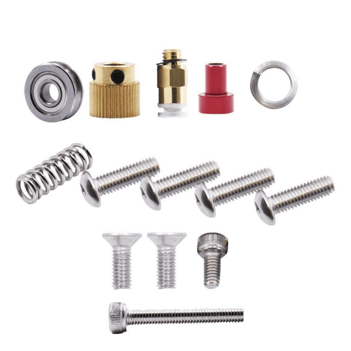 Extruder Kit Right Side Upgraded Red MK8 All Metal Bowden for 1.75mm Filament