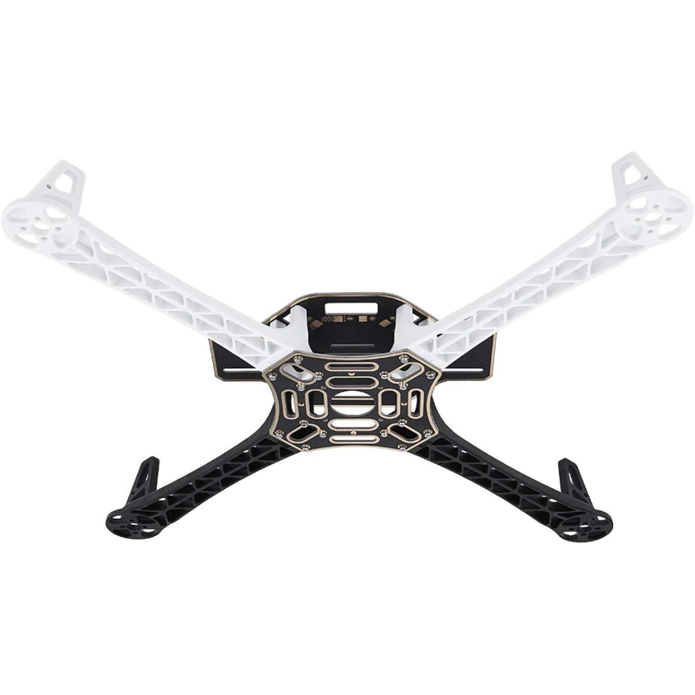 F450 4-axis Quadcopter Drone Frame Kit with Integrated PCB (Black & White)