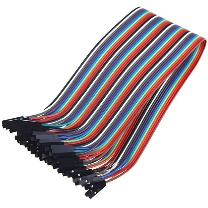 Female to Female Jumper Wires (20cm) 40pcs