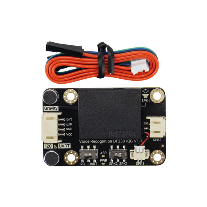 Gravity: Offline Voice Recognition Sensor for micro:bit, Arduino, ESP32 - I2C & UART