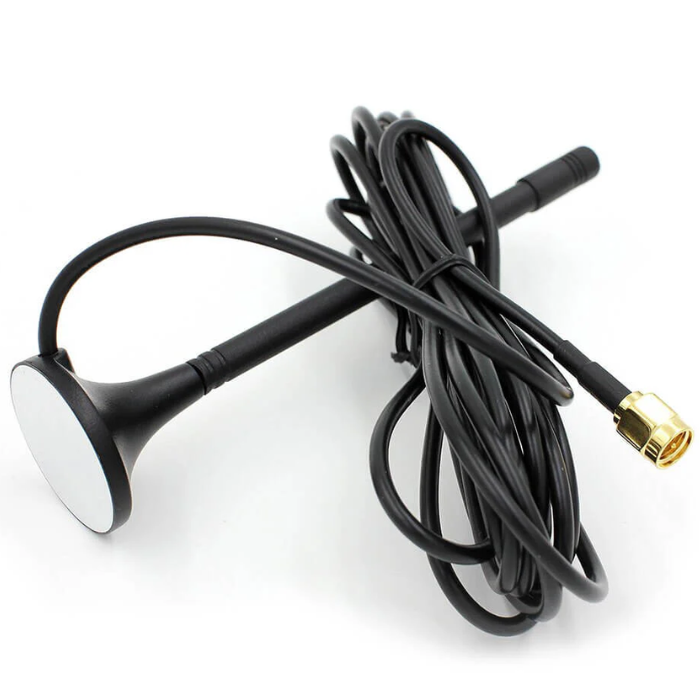 GSM 3dBi Magnetic Antenna with RG174 3Mtr Cable and SMA Connector