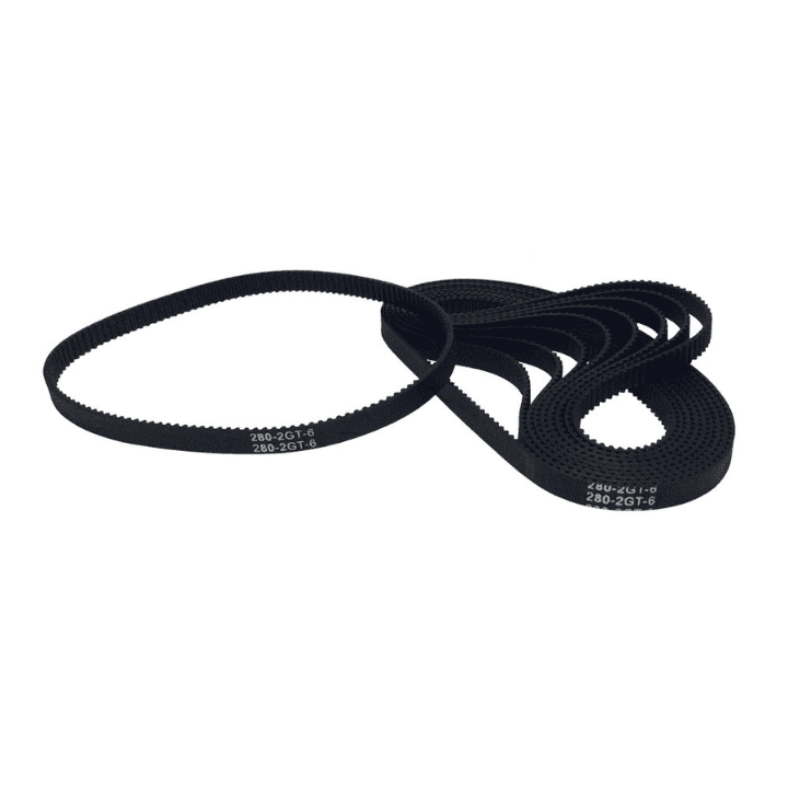 GT2 Rubber Timing Belt Closed Loop 6mm Width for 3D Printer CNC 6mm width and 280mm long