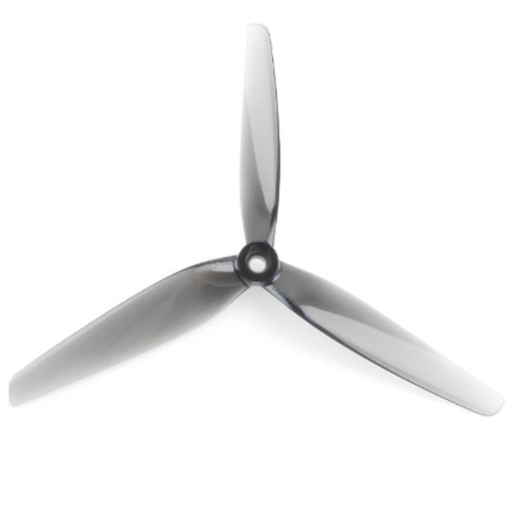 HQProp 7X3.5X3 Light Grey (2CW+2CCW)-Poly Carbonate Triblade Propeller