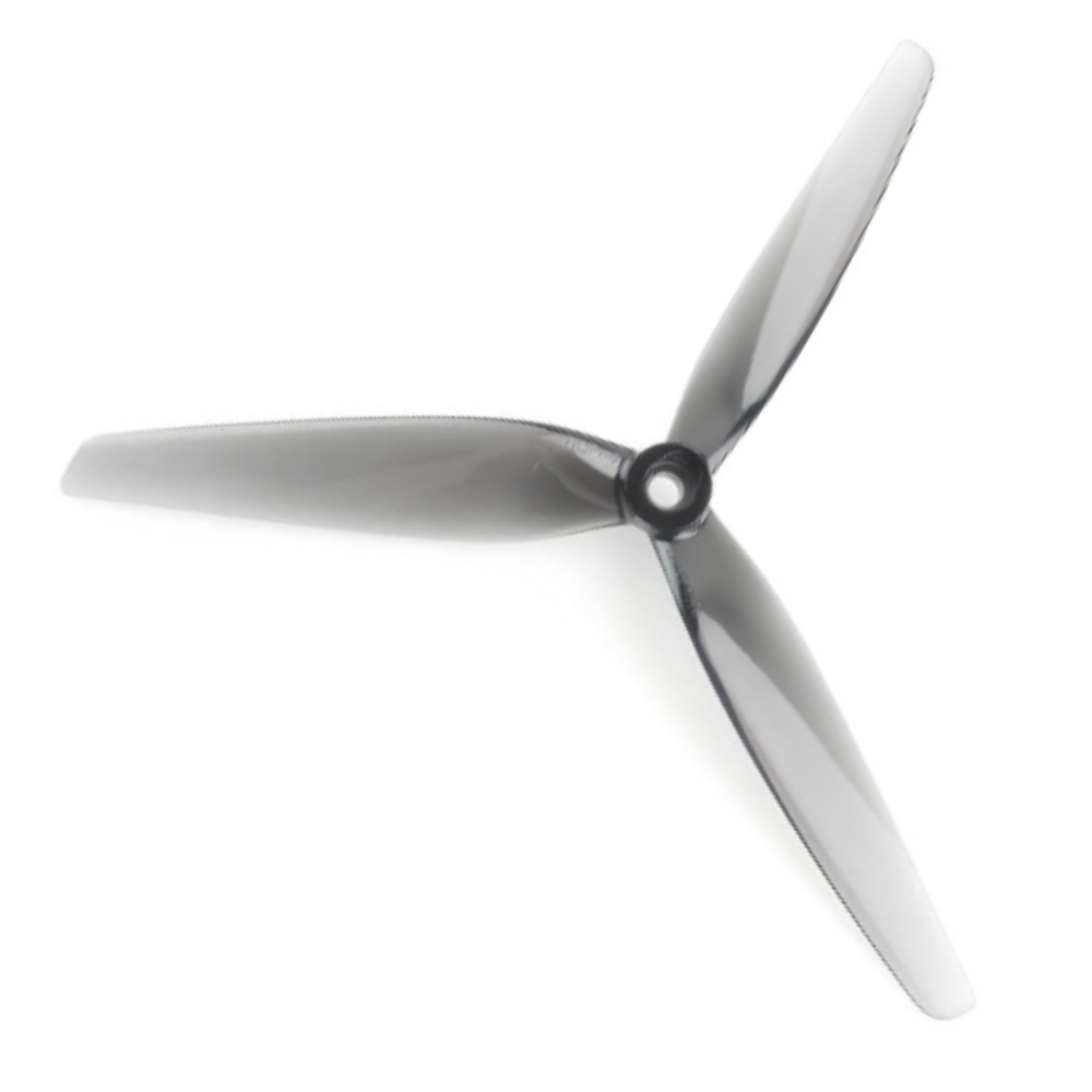 HQProp 7X3.5X3 Light Grey (2CW+2CCW)-Poly Carbonate Triblade Propeller
