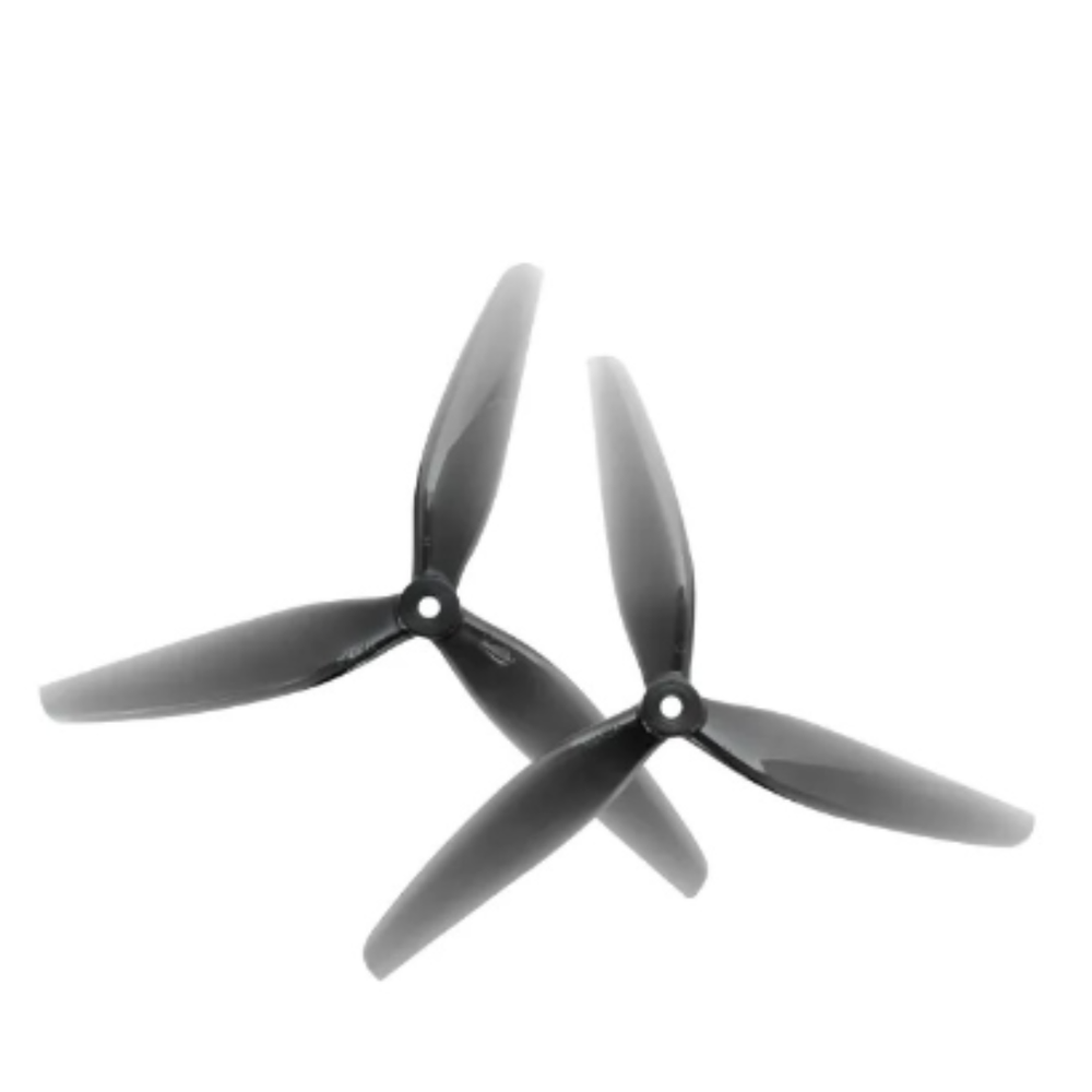 HQProp 7X4X3 Light Grey (2CW+2CCW)-Poly Carbonate Triblade Propeller