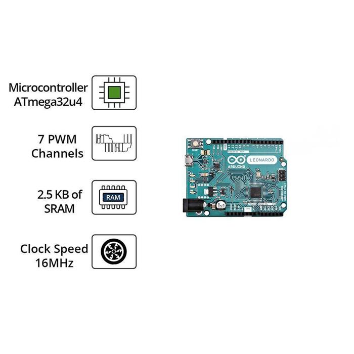 Arduino Leonardo with Headers