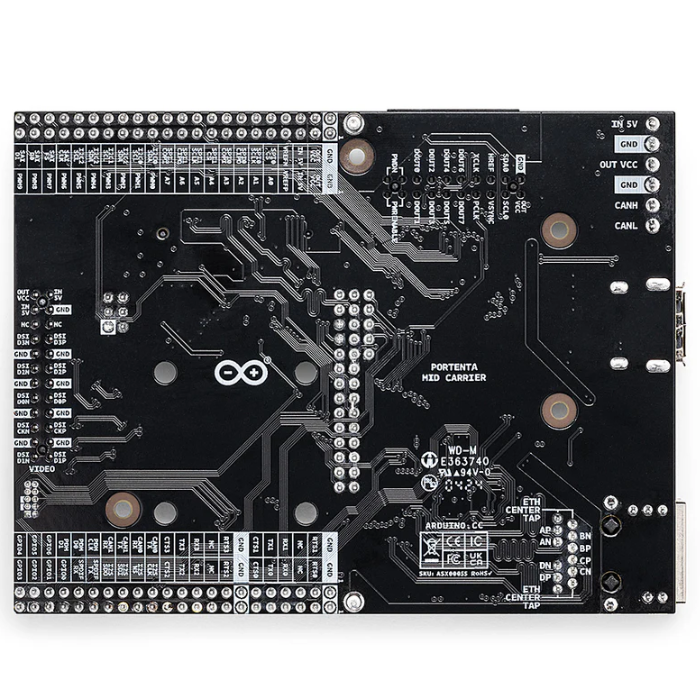 Official Arduino Portenta Mid Carrier Board - ASX00055 for H7/C33/X8