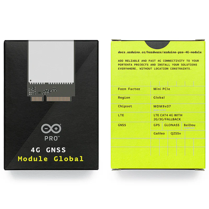 Official Arduino Pro 4G GNSS Module Global - TPX00200