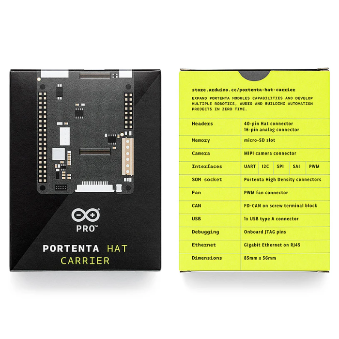 Official Arduino Portenta Hat Carrier Development Board - ASX00049
