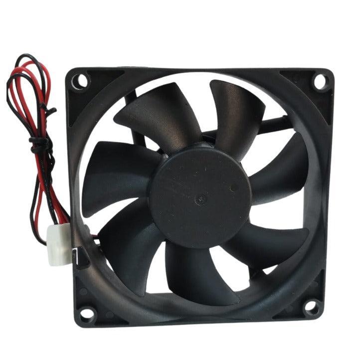 Iotcart 8025 12V DC Cooling Fan for Electronics - 80x80mm, 8.0 CFM