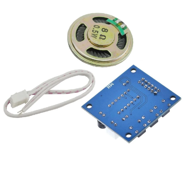 ISD1820 3-5V Voice Recording & Playback Module with Mic & 0.5W Speaker - Arduino Compatible
