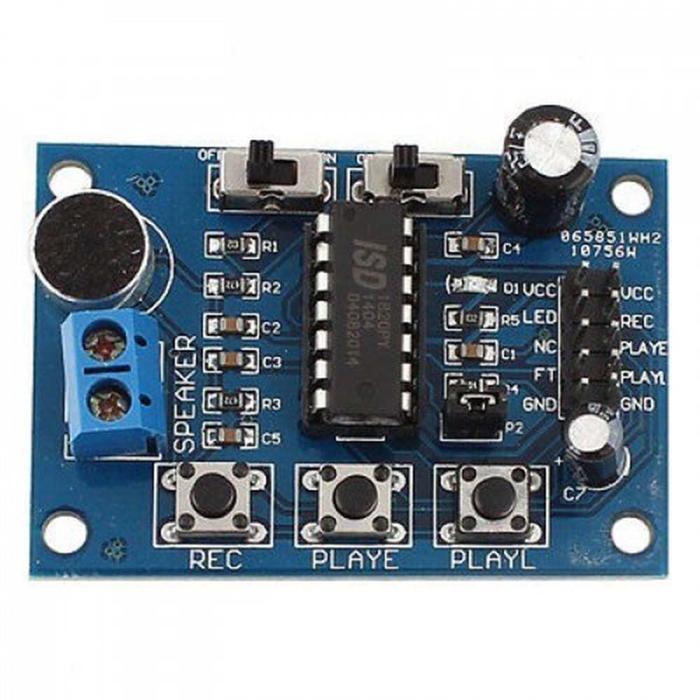 ISD1820 20-Second Voice Recording Module - Buy Online in India