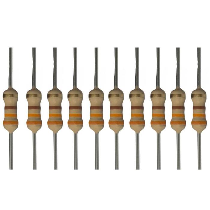 Iotcart 330 Ohm Carbon Film Resistor (Pack of 10) - Electronics Components
