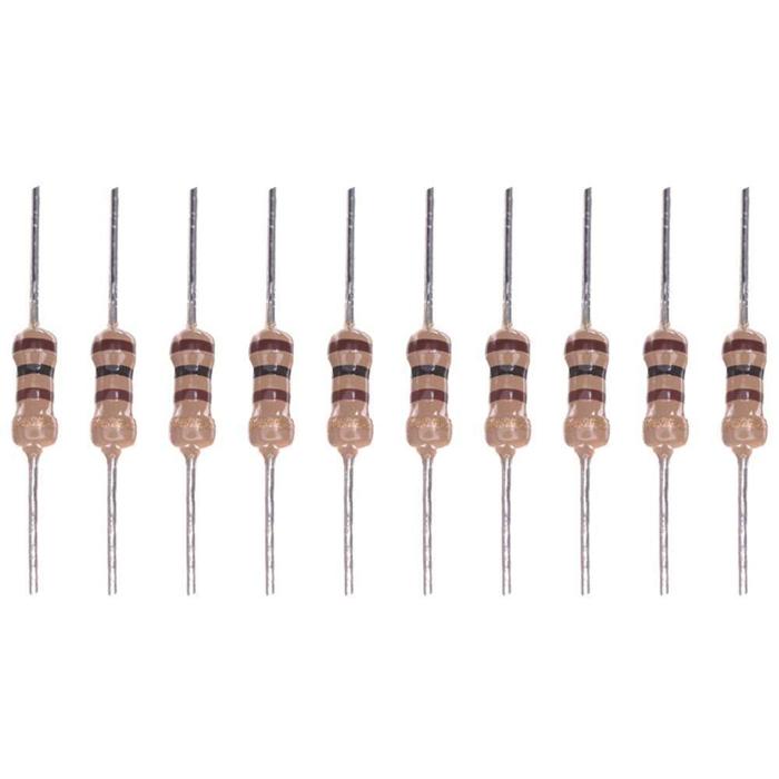 Iotcart 100 Ohm Carbon Film Resistor (Pack of 10) - For Arduino & PCB Circuits