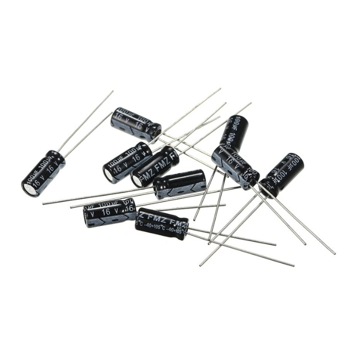 Iotcart 15 Value Electrolytic Capacitor Kit 200PC - DIY Electronics