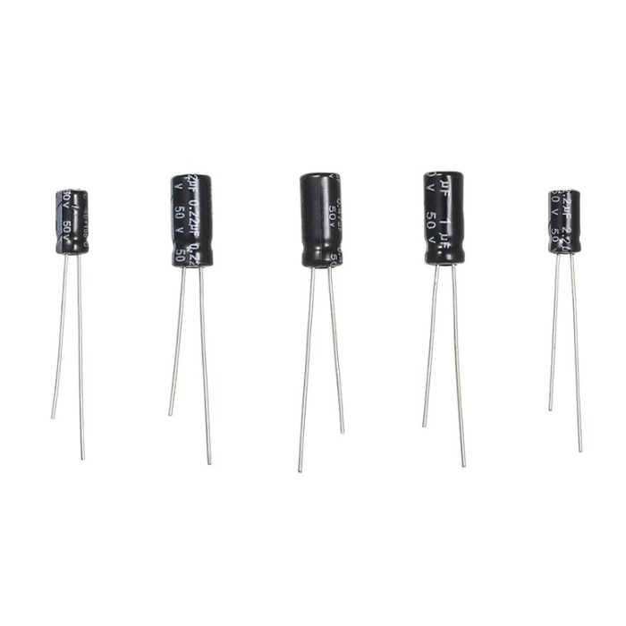 Iotcart 15 Value Electrolytic Capacitor Kit 200PC - DIY Electronics