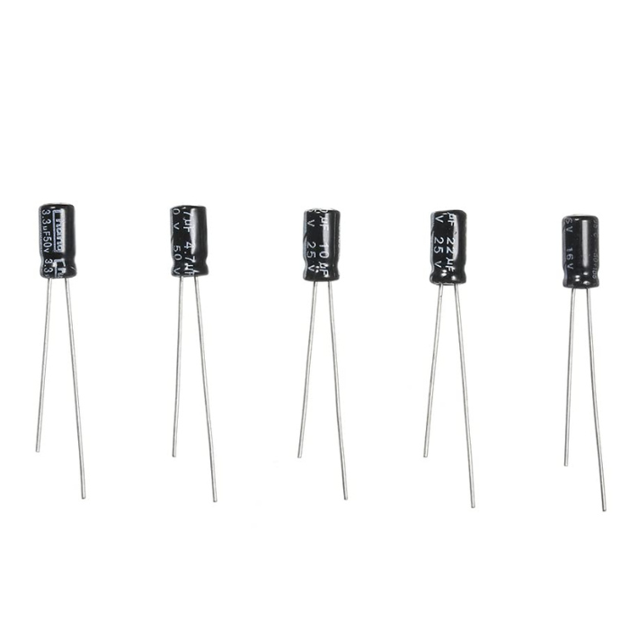 Iotcart 15 Value Electrolytic Capacitor Kit 200PC - DIY Electronics
