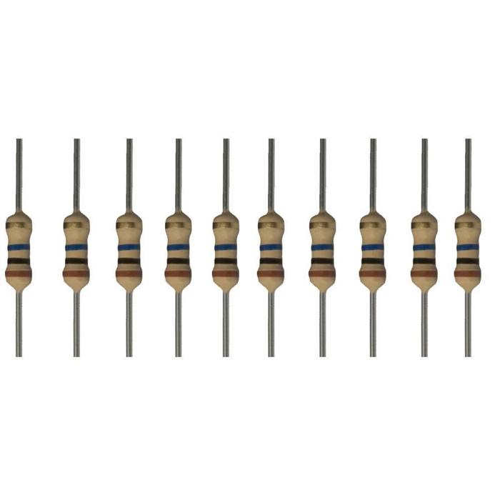 Iotcart 10M Ohm Carbon Film Resistor (Pack of 10) - For Arduino & Raspberry Pi