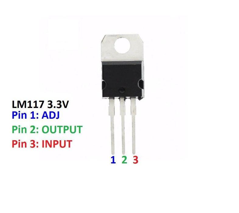 LM1117 3.3V Low Dropout Voltage Regulator IC (Pack of 5) - Buy Online in India