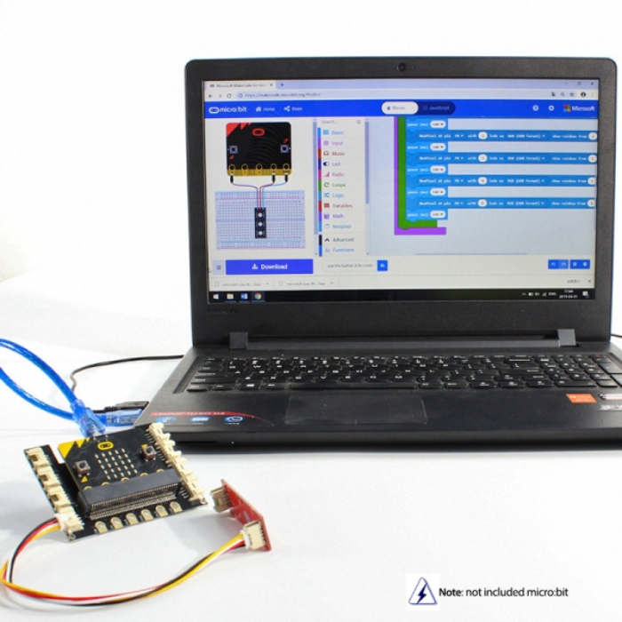 ELECROW Crowtail STEAM Edu Kit for Micro:bit - 12 Modules, MakeCode/Python Compatible