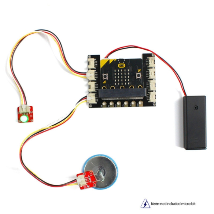 ELECROW Crowtail STEAM Edu Kit for Micro:bit - 12 Modules, MakeCode/Python Compatible