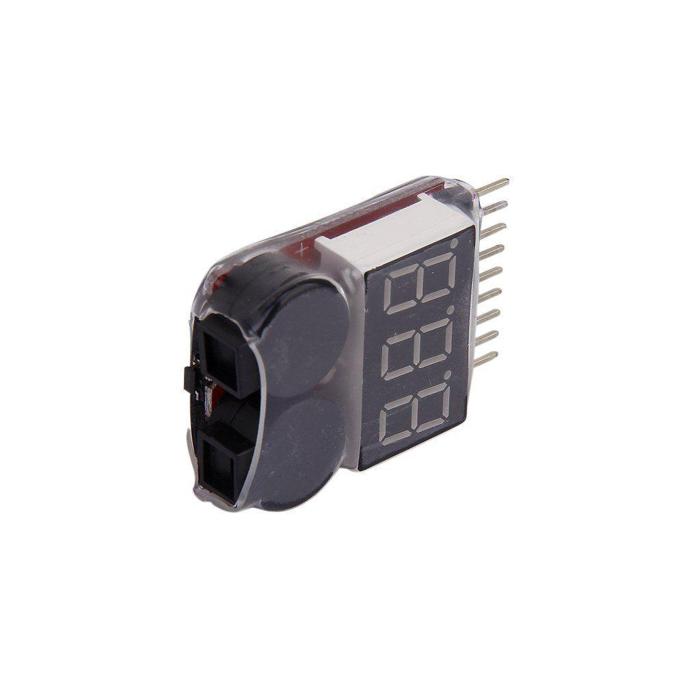 Iotcart LiPo Battery Voltage Tester 1S-8S Buzzer Alarm for Drones - Buy in India