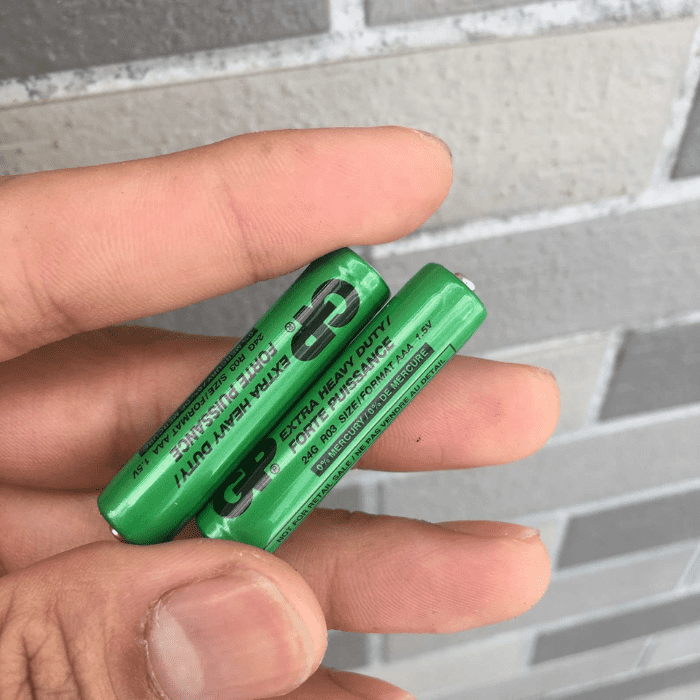 GP AAA 24G R03 Carbon Battery 1.5V Non-rechargeable (Pack of 2)