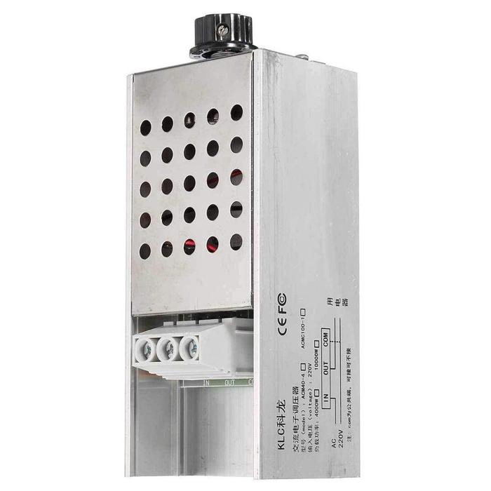 Iotcart SES-P-1111 10000W 220V SCR Voltage Regulator - High Power Control for Heaters & Motors