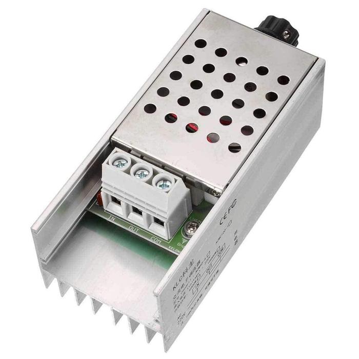 Iotcart SES-P-1111 10000W 220V SCR Voltage Regulator - High Power Control for Heaters & Motors