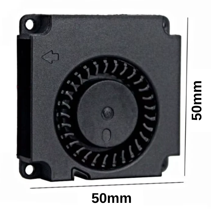 DC 12V 4CM 5010 Double Ball Cooling Fan Durable Turbo Blower for 3D Printer