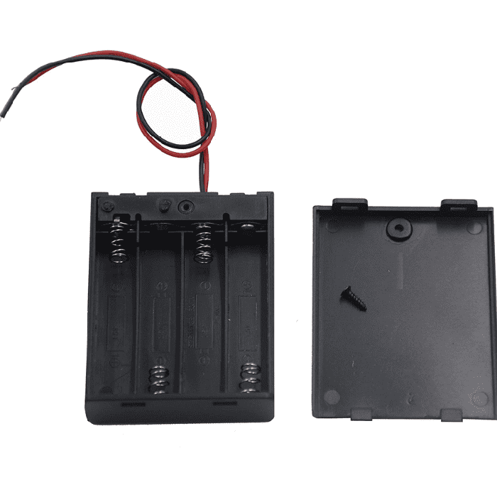Iotcart SES-P-1128 6V AA Battery Holder with Switch - Power for Arduino & Raspberry Pi