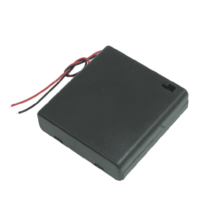 Iotcart SES-P-1128 6V AA Battery Holder with Switch - Power for Arduino & Raspberry Pi