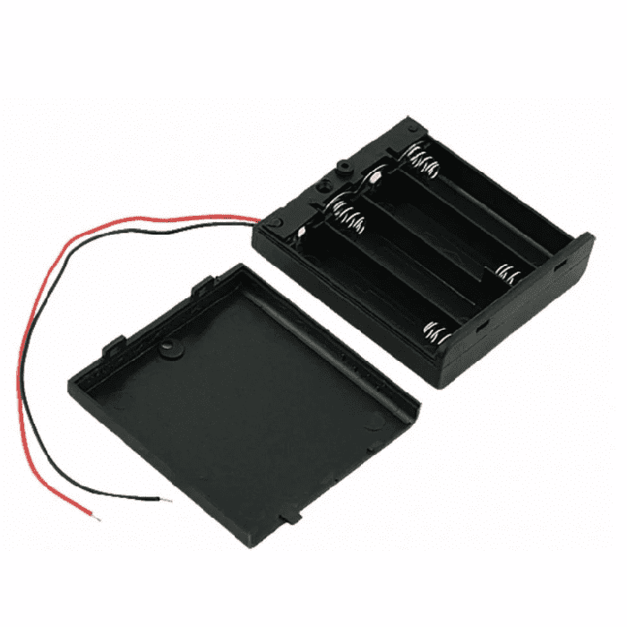 Iotcart SES-P-1128 6V AA Battery Holder with Switch - Power for Arduino & Raspberry Pi