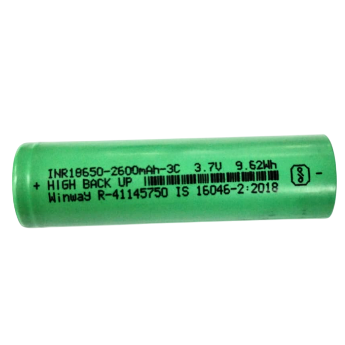Buy 3.7V 2600mAh 18650 Li-ion Battery for Power Banks & Drones - Iotcart