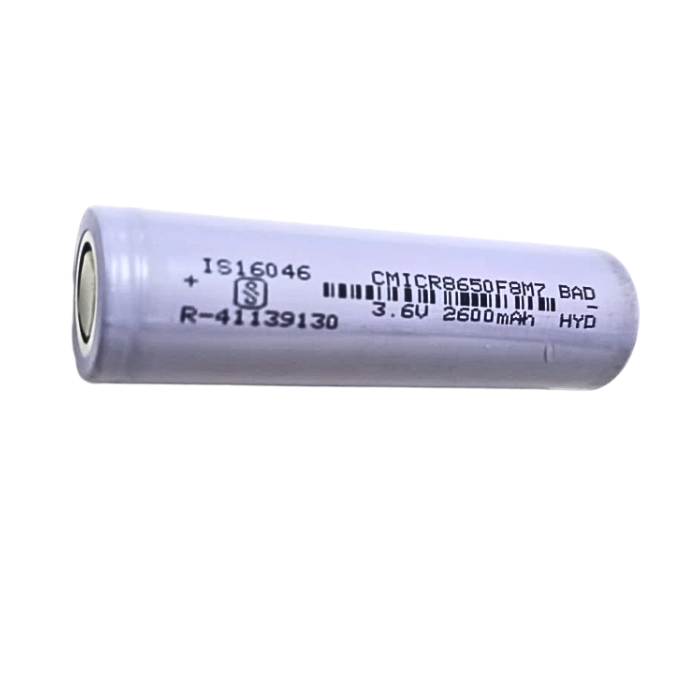Buy 3.7V 2600mAh 18650 Li-ion Battery for Power Banks & Drones - Iotcart