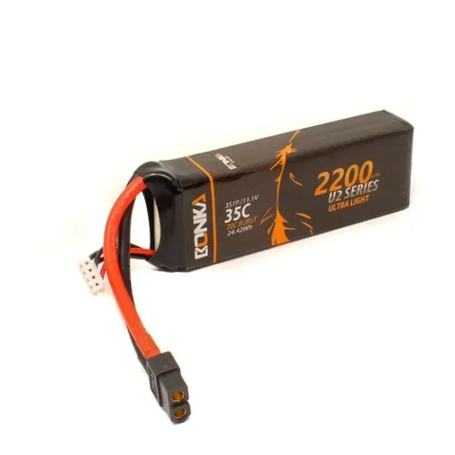 Bonka 11.1V 2200mAh 35C 3S1P LiPo Battery for Drones & RC - Buy in India