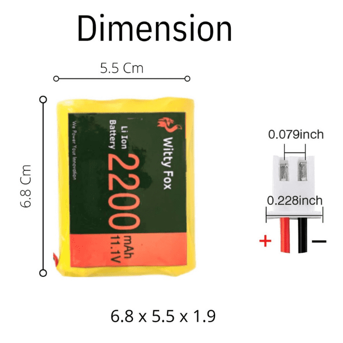 Witty Fox 11.1V 2200mAh Li-Ion Battery