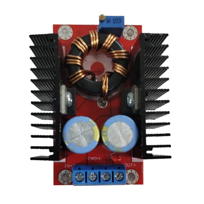 Iotcart 150W DC-DC Boost Converter 10V-32V to 12V-35V Adjustable Power Module - Buy Online in India