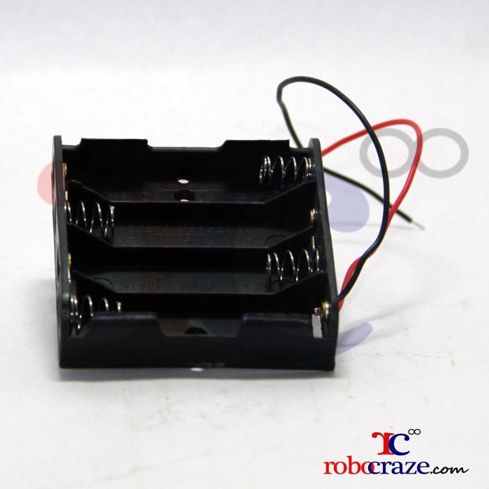 Iotcart 4 AA Battery Holder 6V Output - Portable Power for Arduino Projects