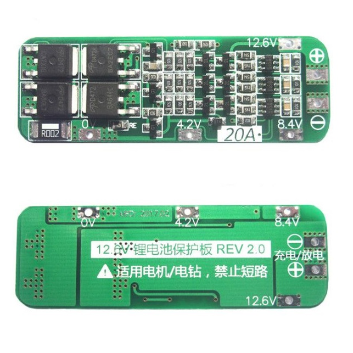 Iotcart 3S 20A Li-ion Battery Protection Board for 18650/26650 - Buy in India