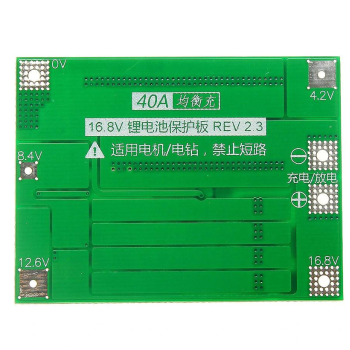 Iotcart SES-P-1175 4S 40A 16.8V Li-ion BMS PCM - DIY Battery Protection
