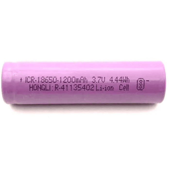 Buy 3.7V 1200mAh 18650 Li-ion Battery for Arduino/RPi Projects - Iotcart