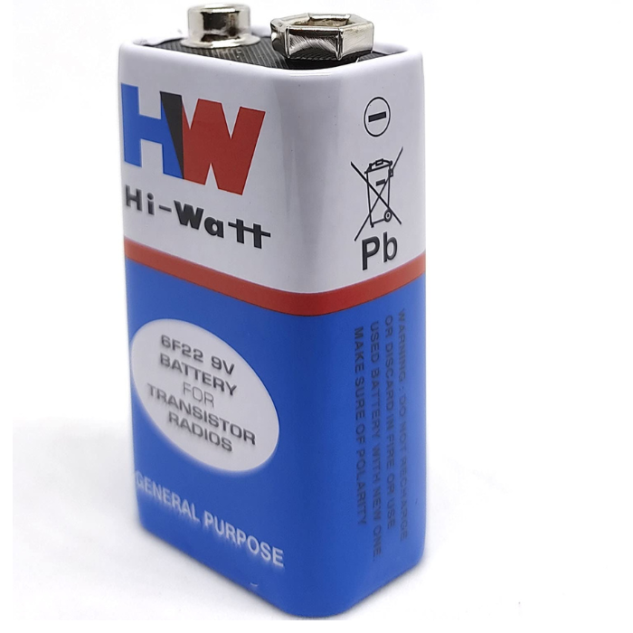 9V HW High-Quality Battery - Reliable Power for Arduino & Electronics