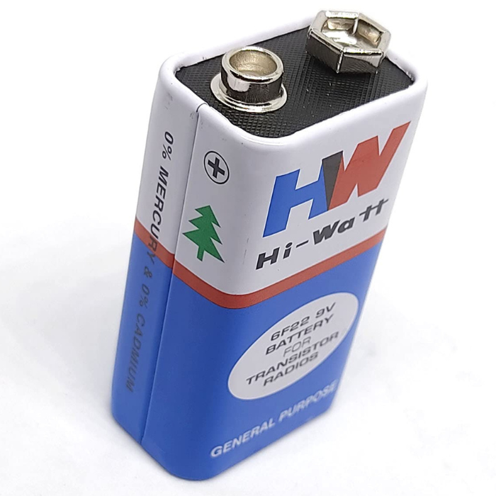9V HW High-Quality Battery - Reliable Power for Arduino & Electronics