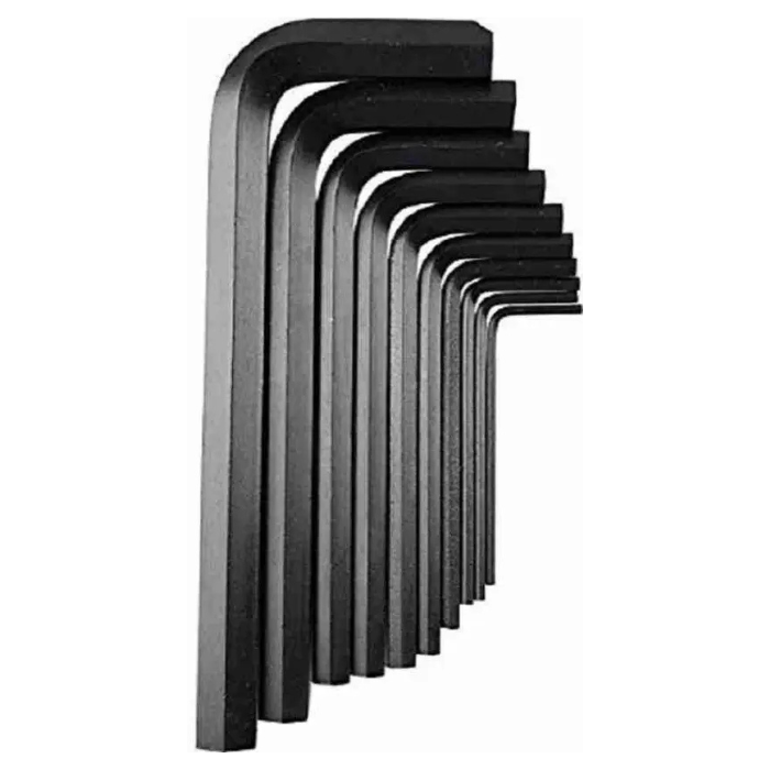 Iotcart Hex Short Allen Key Set 1.5-10mm (10 Pcs) - For Bikes & Machinery