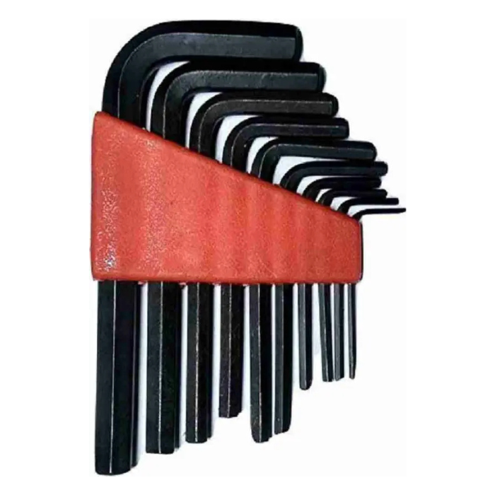 Iotcart Hex Short Allen Key Set 1.5-10mm (10 Pcs) - For Bikes & Machinery