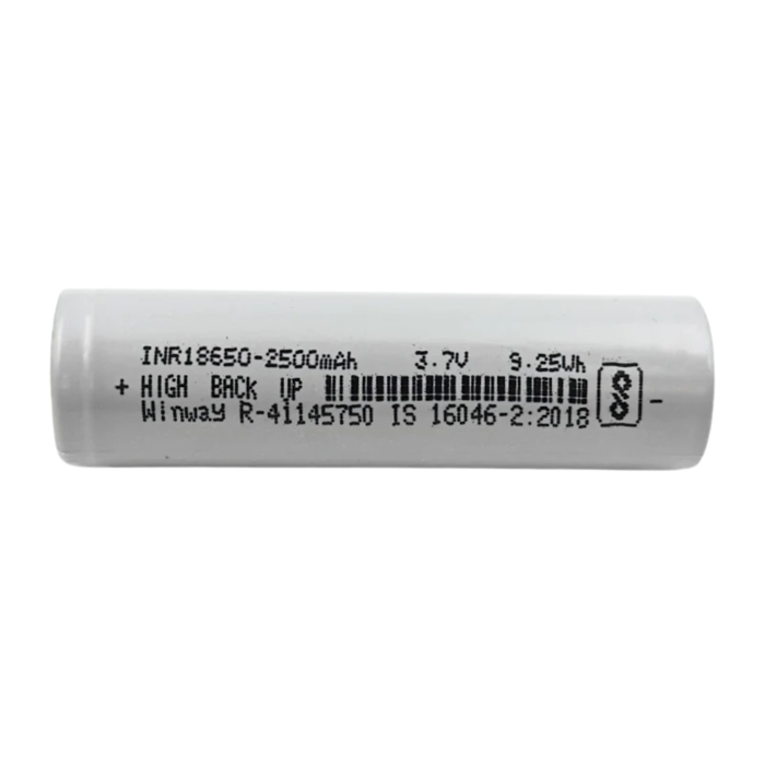 Iotcart 3.7V 2500mAh 18650 Li-Ion Battery - Buy for Arduino & Raspberry Pi Projects